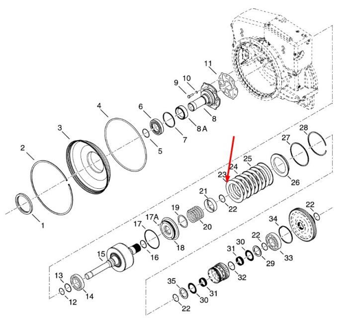 4206417 Диск фрикционный Dana Spicer TE27, TE32