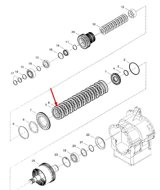 4207419 Диск фрикционный стальной Dana Spicer TE27, TE32