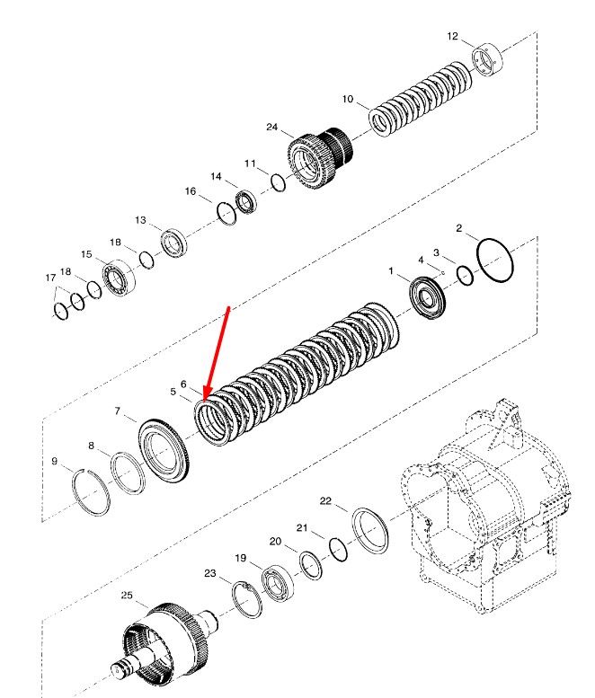 4215606 Диск фрикционный Dana Spicer TE27, TE32