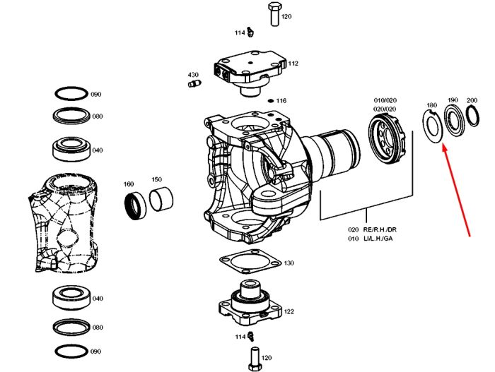 ZF 4472.398.017 Шайба форсунки упорная