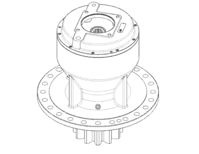 536-7288 Редуктор поворота башни CAT 336 GC