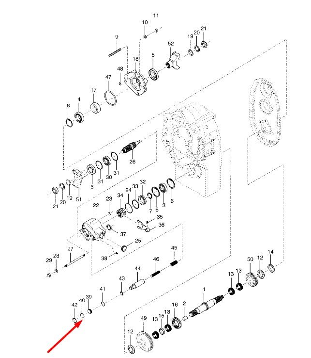 Уплотнительное кольцо 60k-30114 Dana Spicer