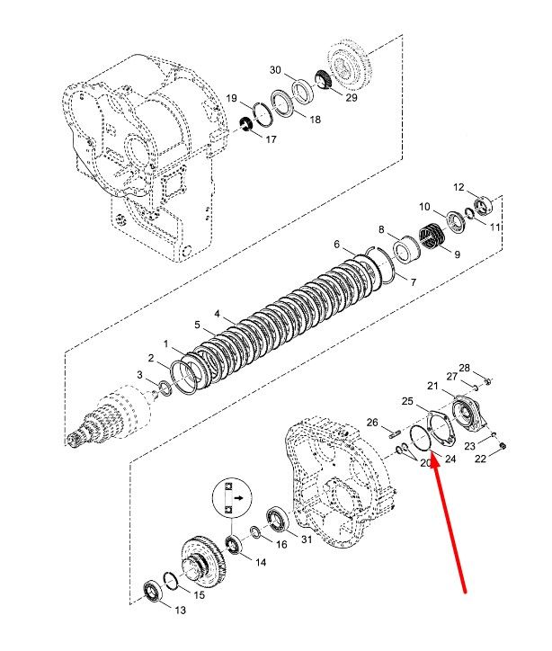 Уплотнительное кольцо 60k-40200 Dana Spicer