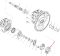 Komatsu 708-2L-06630, 708-2L-06190, 708-2L-23853 Суппорт люльки для гидравлики HPV95 Handok