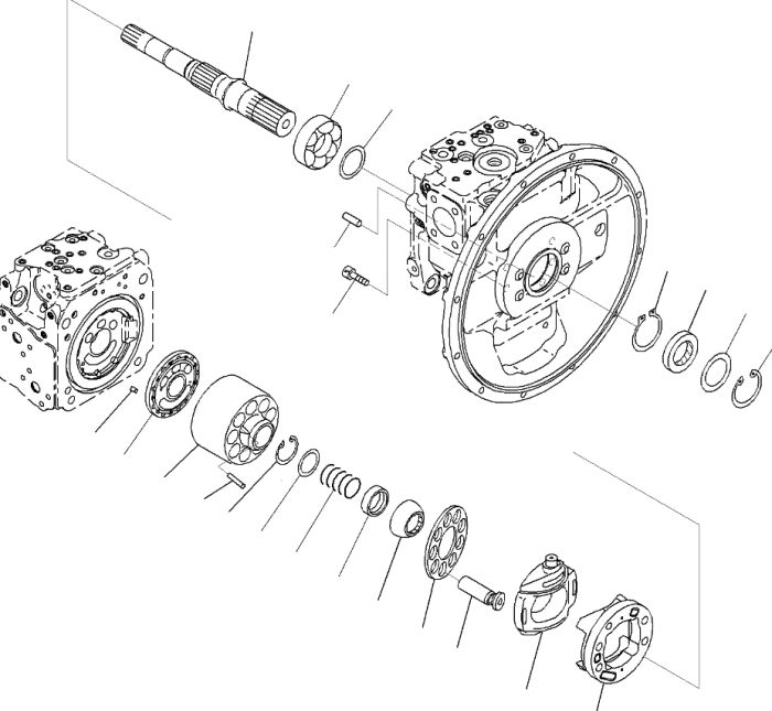Komatsu 708-2L-32150 Подшипник роликовый для гидравлики HPV95