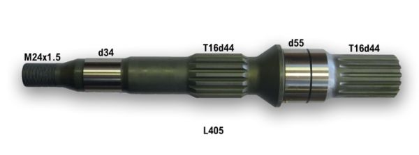Komatsu 708-3M-12111 Вал гидромотора для гидравлики HPD71 Handok