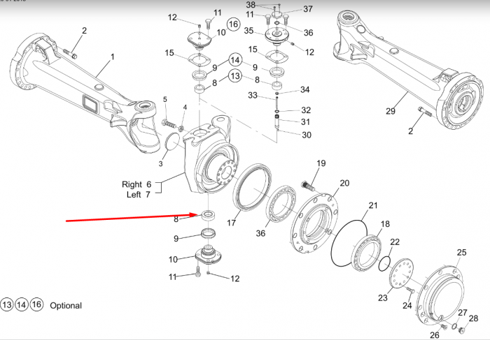 71482494 Подшипник скольжения New Holland 212.06.005.01