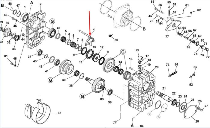 71490685 Рулевая тяга в сборе New Holland