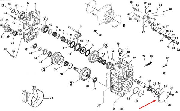 71490688 Крышка New Holland