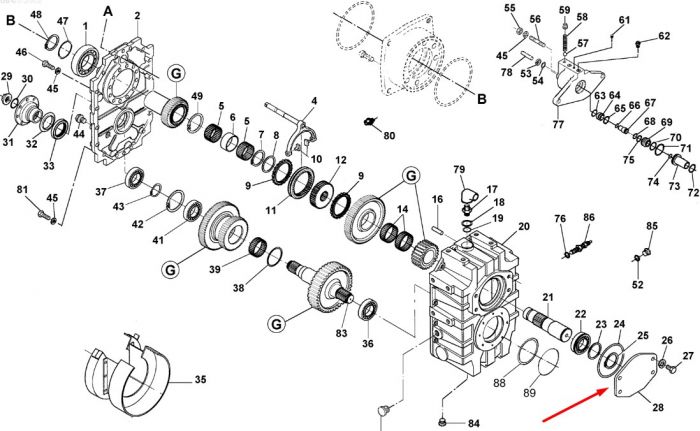 71490688 Крышка New Holland