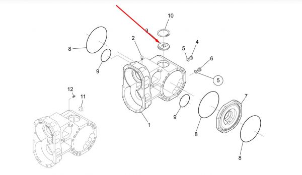 71491255 Крышка New Holland
