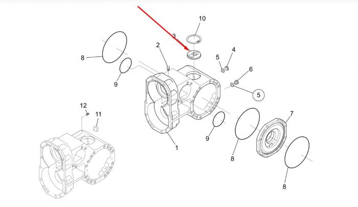 71491255 Крышка New Holland