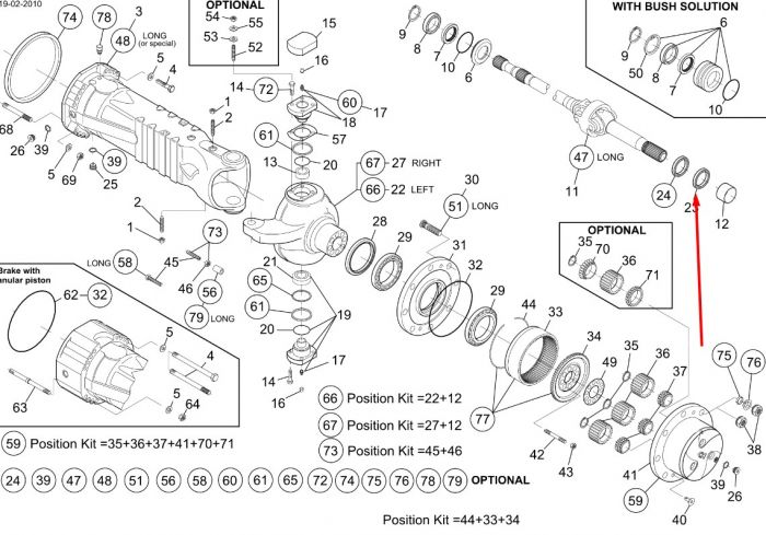76086062 (ZTAM-00062, 212.06.051.01, 6912847) Сальник полуоси New Holland, Dana Spicer 50х65х18