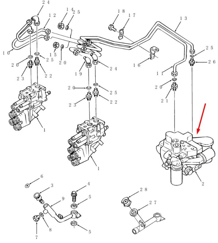 Гидравлический насос Ford New Holland 82850804