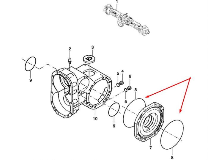 85806902 Кільце ущільнювача New Holland