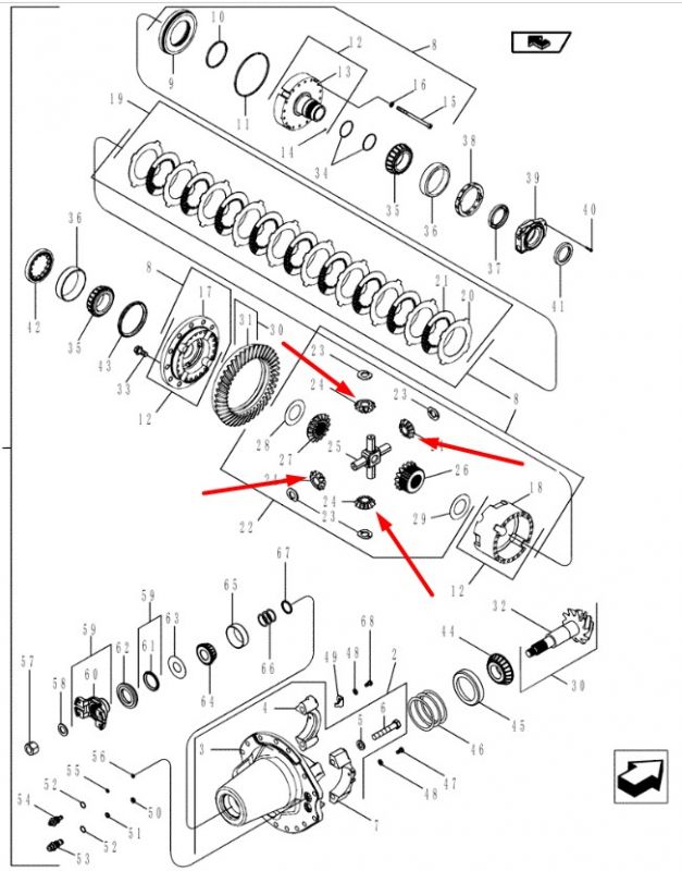 87324509 Сателлит New Holland, Dana Spice Mag.310