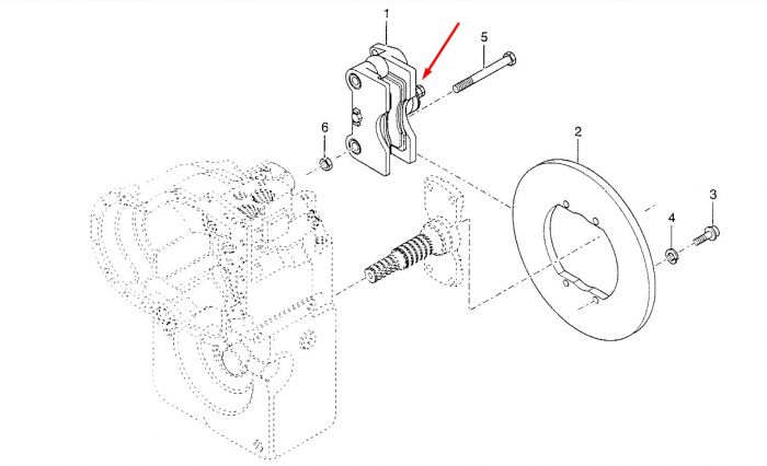 87691705 (6193423M91, 4205399, 149826) Суппорт тормозной New Holland, Dana Spicer T12000