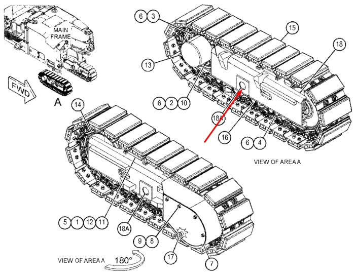 Caterpillar 8E-9522 Втулка для 527, D6