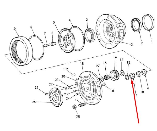 9968080 (115643) Сателлит New Holland, Carraro Z=15