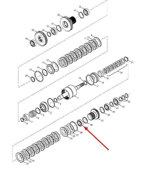 9969077 (292425A1) Шариковый подшипник New Holland, Dana Spicer