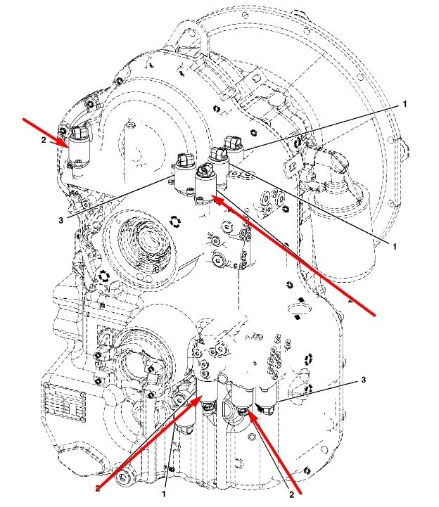 John Deere AT310587 Электромагнитный клапан для 310, 315