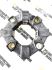 Hitachi Муфта 22A для EX100, EX120