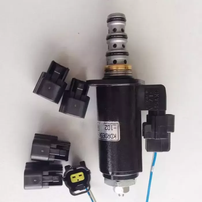 Клапан-соленоид гидронасоса Kawasaki K7V YN35V00052F1 410126-00006 860139443 VOE14552770 XJBN-01608