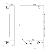 Радиатор охлаждения в сборе JCB JS110 JS130W JS115 JS160W JS180 30/926178