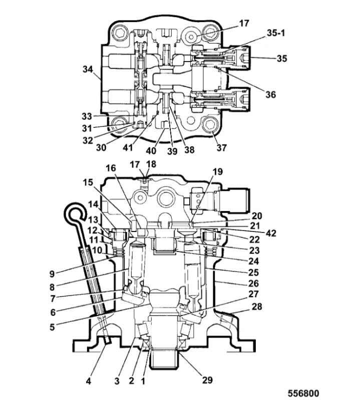 JRC0006 Редуктор поворота JCB JS220
