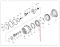 Подшипник бортового редуктора K9005287 для DOOSAN DX30Z