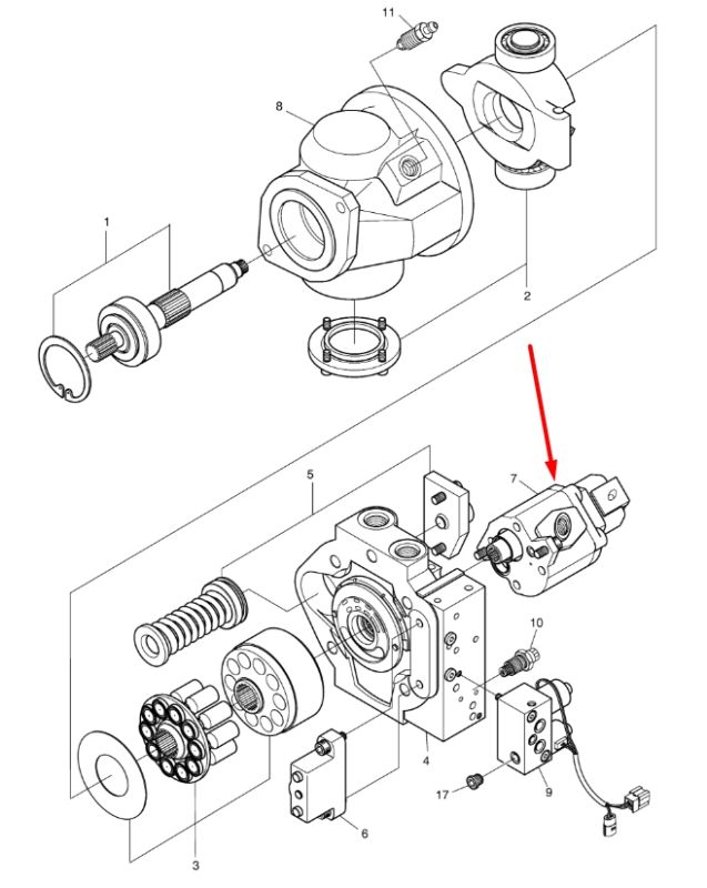 DOOSAN K9006296 Насос шестеренчатый DX55