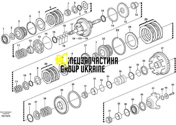 11712979 (87705517, CA0028648, 6194982M1, 028648) Кольцо уплотнительное Volvo 44.17X1.785