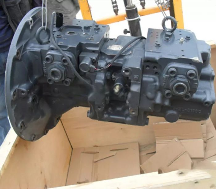 Насос гидравлический в сборе с фланцем (колоколом) Kawasaki K3V112DTK 708-2L-00150 PUMP ASS'Y