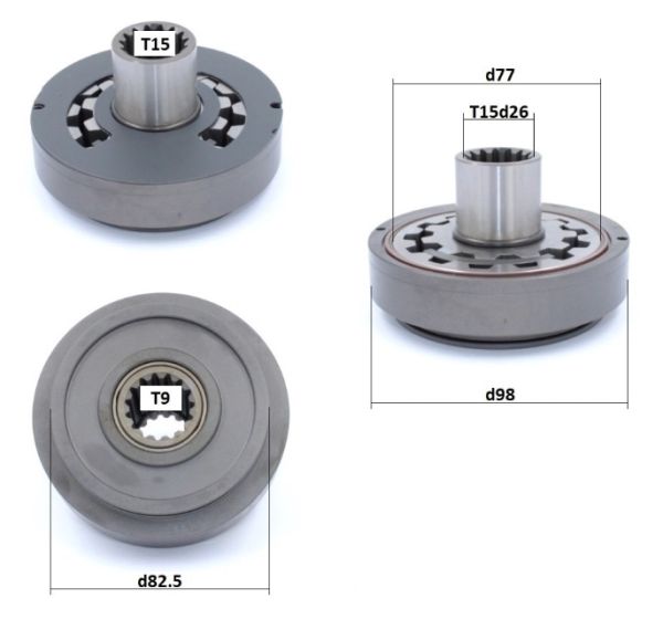 Sauer-Danfoss  2179357224 Насос шестеренчатый 27,8mm / 29mm