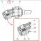 Rexroth R909921603 Вал гидромотора для A6VM140