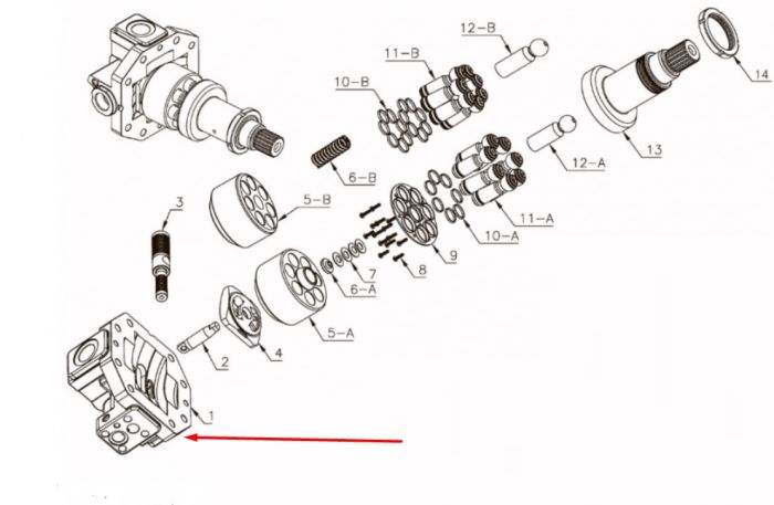 Bosch Rexroth R909921786 Распределительная шайба для A6VM55, A6VM59
