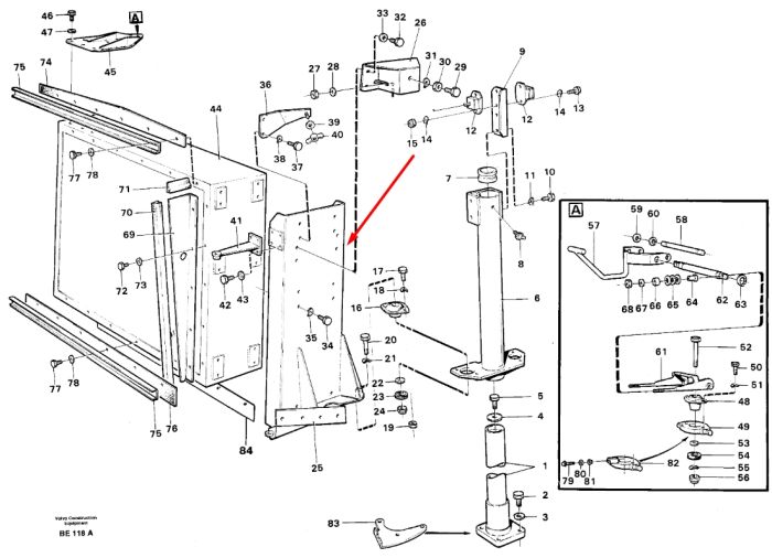 Volvo VOE4775466 Интеркулер для A35, A35C, A35C BM