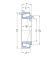 SKF X619046400003 Подшипник конический с обоймой