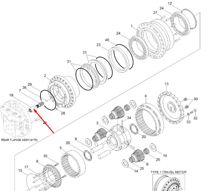 XKAH-00345 Муфта редуктора шлицевая Hyundai R140