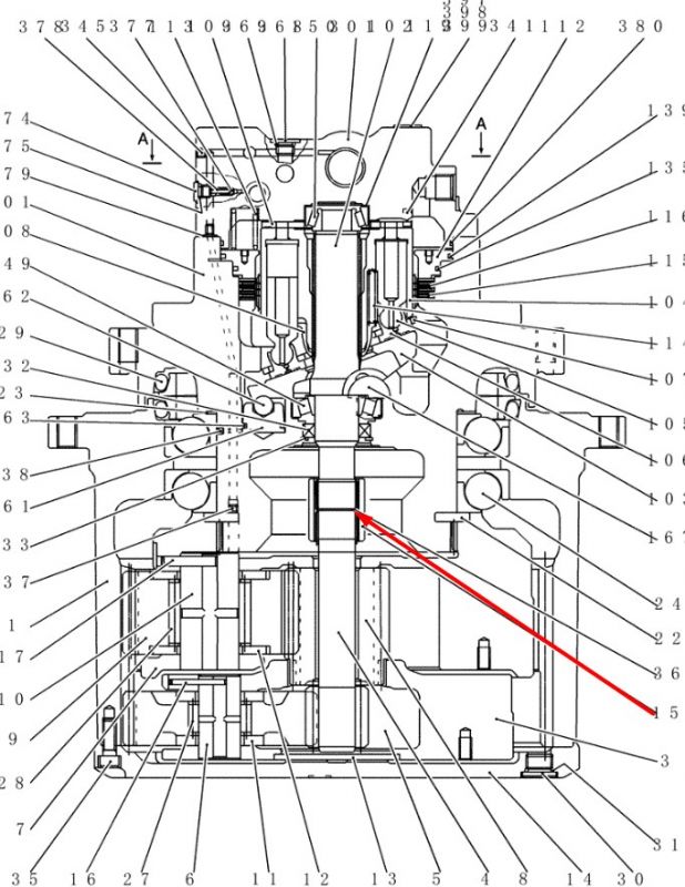 YN15V00037S015 Соединительная втулка Kobelco SK200-8, E215B