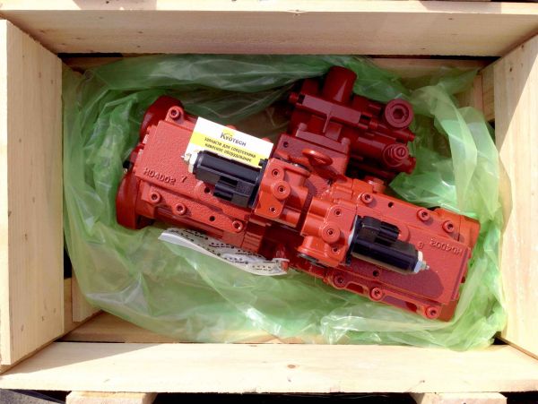 Насос гидравлический в сборе с PTO Kawasaki K5V80DTP YB10V00001F5