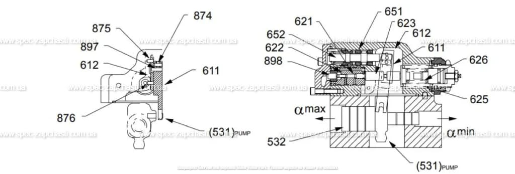 РЕМОНТ ГИДРОНАСОСОВ Kawasaki K3V K5V