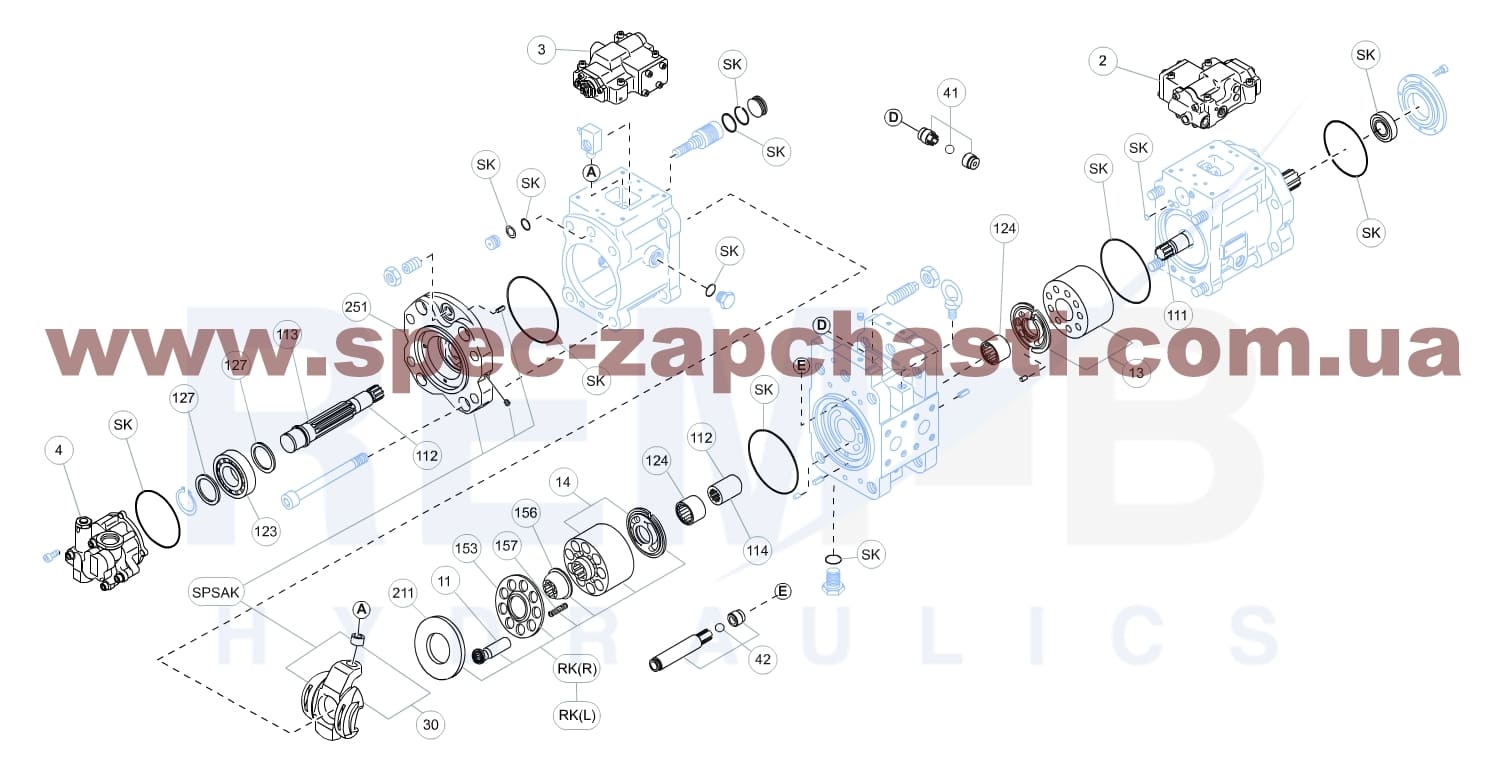 ЗАПЧАСТИНИ K5V80