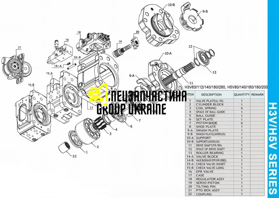 Пружина блока цилиндров Kawasaki 2953801623 Hyundai