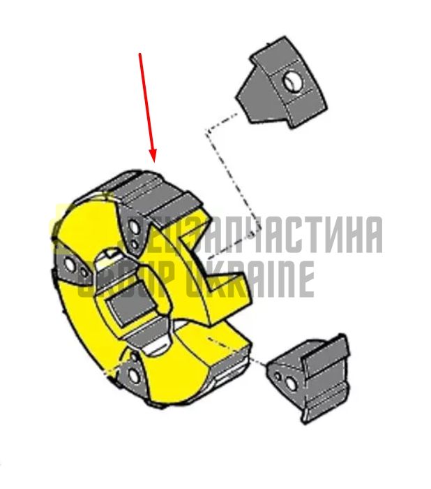 Купить Komatsu 20R-01-11210 Муфта 8AS для PC20, PC25
