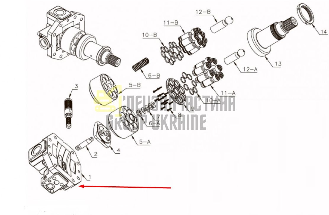 Bosch Rexroth R909921786 Распределительная шайба для A6VM55