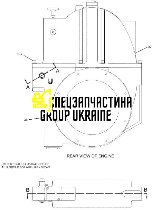 061-7540 (32-1298, 321298) Кольцо теплообменника Caterpillar D6