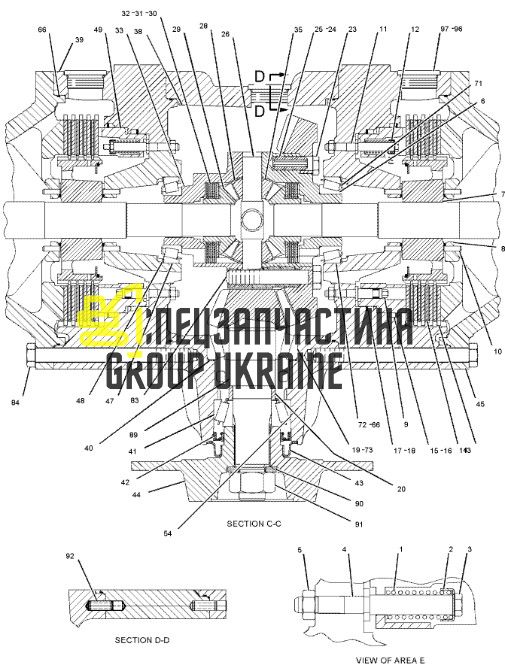 110-0157 Кольцо Caterpillar M318, M320
