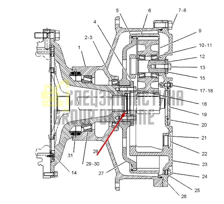 112-3858 Сальник бортового редуктора Caterpillar D6H