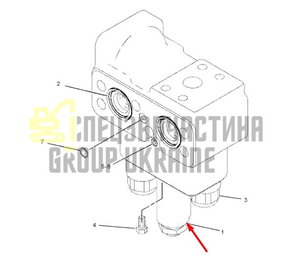 Caterpillar 1163526 Электромагнитный клапан 24V
